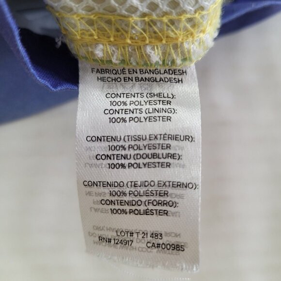 Trunks Swim Bottom Mens M Green/Blue Mesh Lined 6"‎ Logo Stretch Beach Surf Luau - Picture 9 of 14